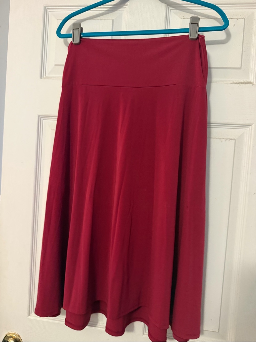 LuLaRoe Azure Skirt- Maroon